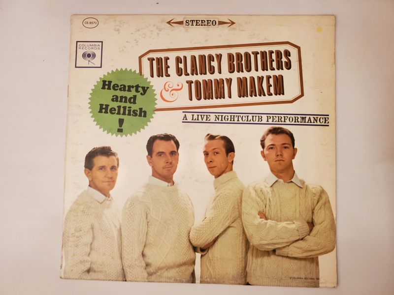 The Clancy Brothers & Tommy Makem Hearty and Hellish! A Live Nightclub Performance vinyl record